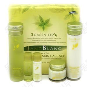 Korean Cosmetics_Jant Blanc Green Tea Balancing 3pc Gift Set