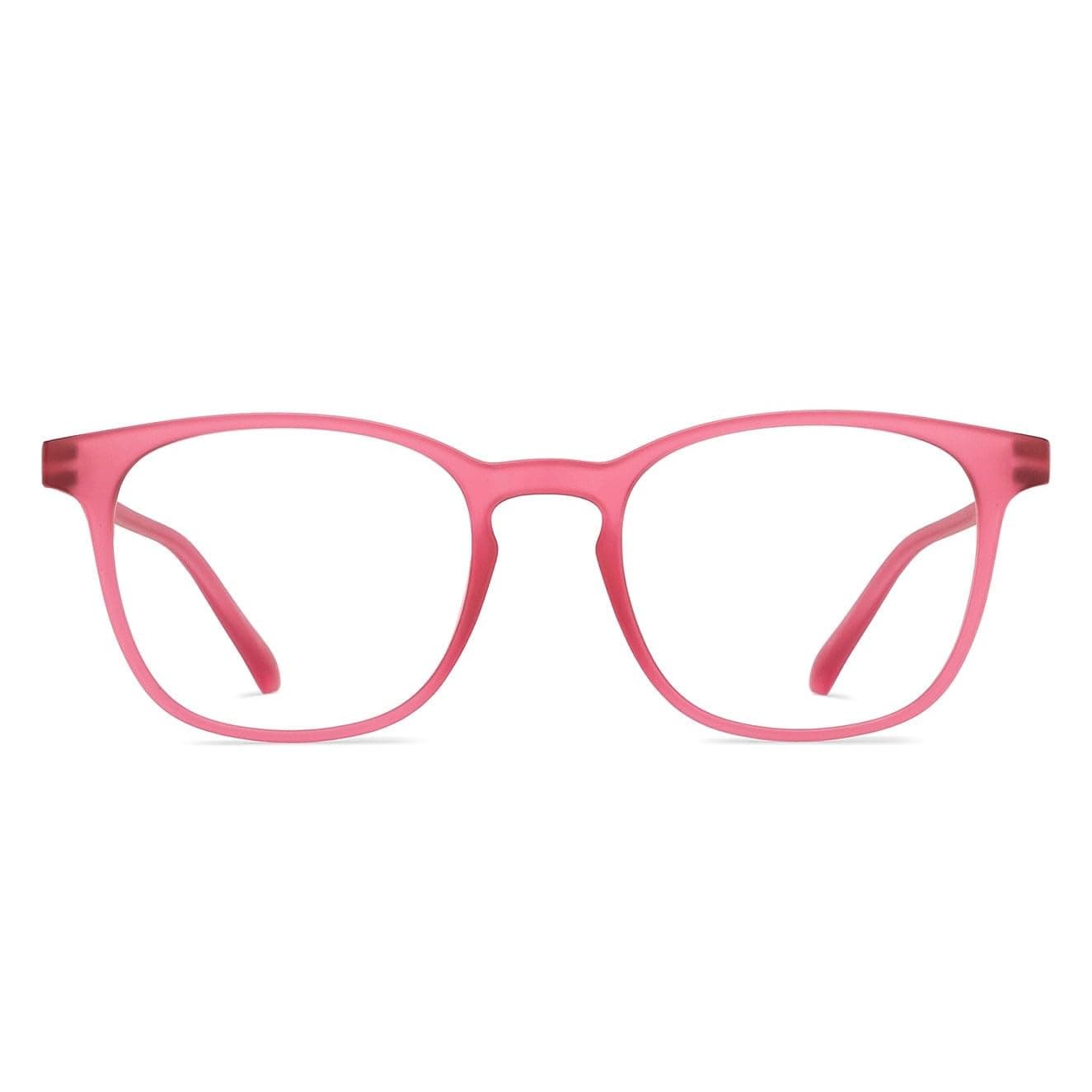 HUSTLR Zero Power Bluecut & Antiglare Computer Eyeglasses | Full Rim Square | As Seen On Shark Tank | Peyush Bansal Glasses | For Men & Women | Medium | LB E14058-W