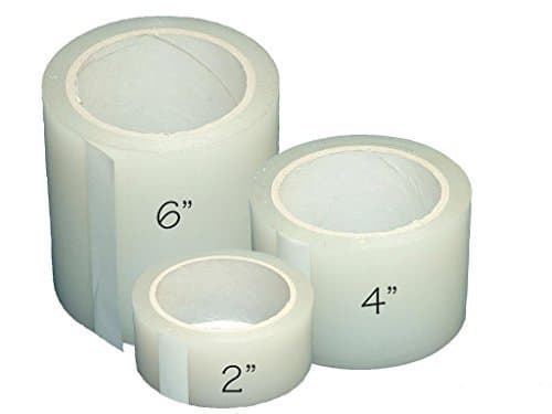 Greenhouse Plastic Poly Permanent Repair Tape UV Clear - Extra Strong (4 X 108') by GrowBiggerPlants