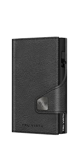Tru Virtu Coin Pocket (Nappa Black/Black)