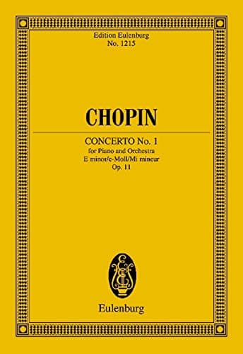 Piano Concerto No. 1 in E Minor, Op. 11: Edition Eulenburg No. 1215 Paperback – January 1, 1986