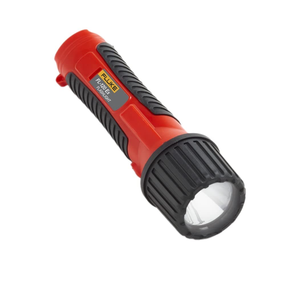 FlukeFL-120 EX INTRINSICALLY SAFE FLASHLIGHT, 120 LIGHT Output, Red