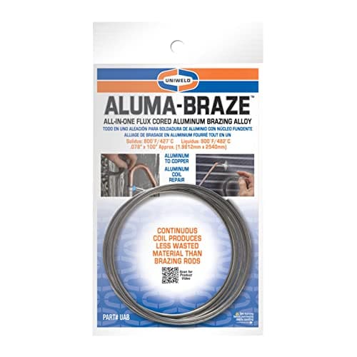 Uniweld UAB Aluma-Braze™ オールインワンフラックス入りアルミニウムろう付け合金