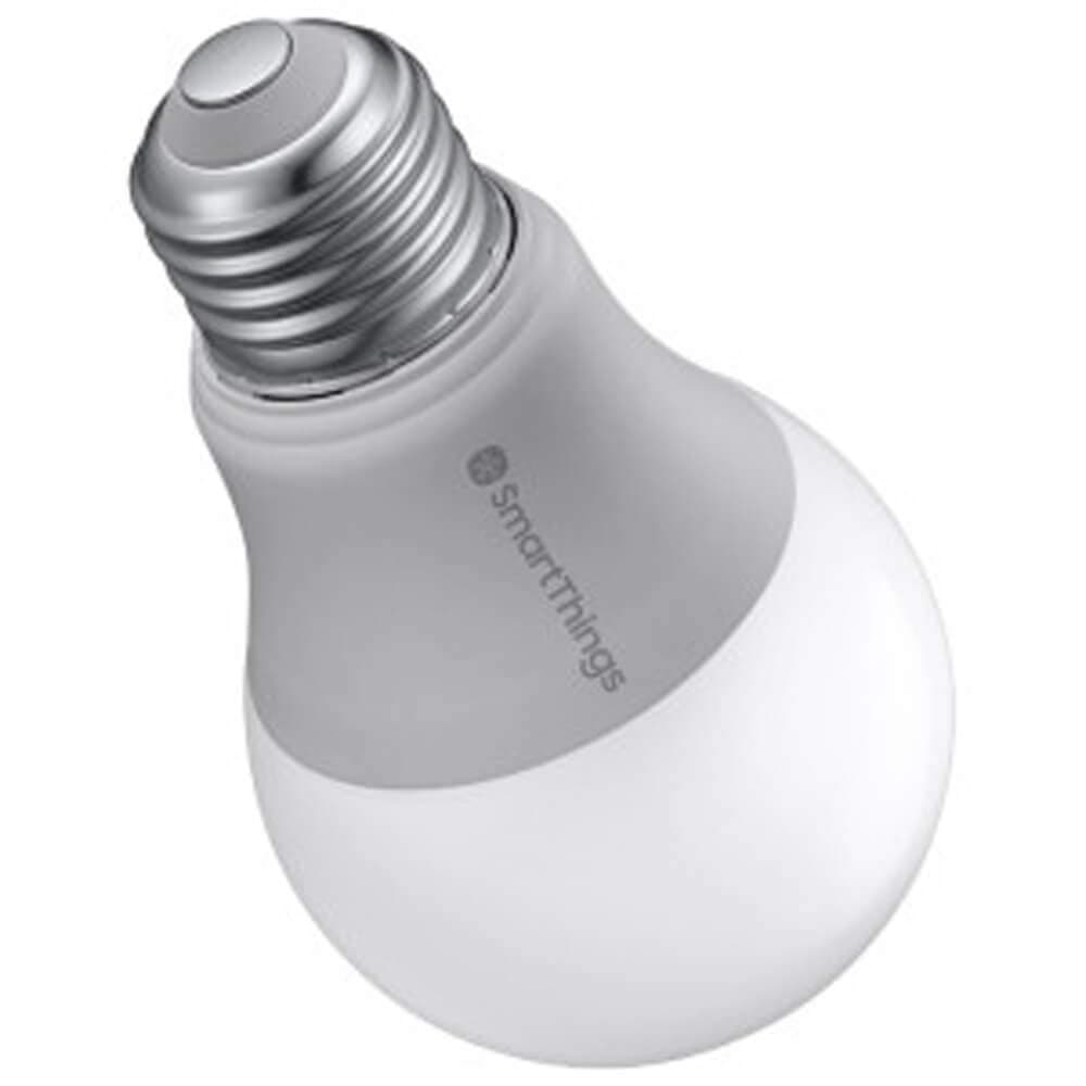 SAMSUNG SmartThings Smart LED Light Bulb for Connected Home | Energy Efficient, Dimmable | Hub Required, Voice Control Compatible with Alexa, Google, or Bixby | Warm White (8ZA-A806ST-Q4R)