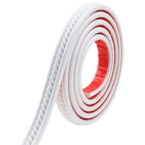 Flexible Wall Trim, 10 Ft Self-Adhesive Peel & Stick Molding & Trim for Cabinet & Mirror Border