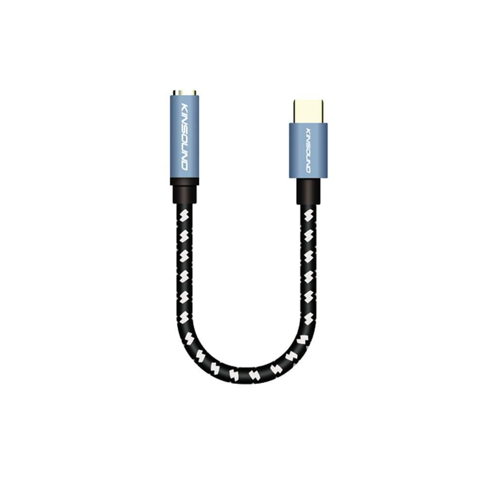 USB C to 3.5 mm Audio Adapter,KINSOUND USB Type C to AUX Headphone Jack Hi-Res DAC Cable Adapter for OnePlus 7 OnePlus 7 Pro 7T and Huawei Mate/PRO/Honor