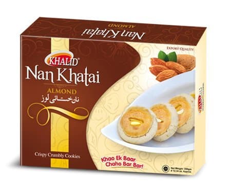 Nankhatai, Almond, Flavored, Ea 350 g / 12.3 oz, pack of 3