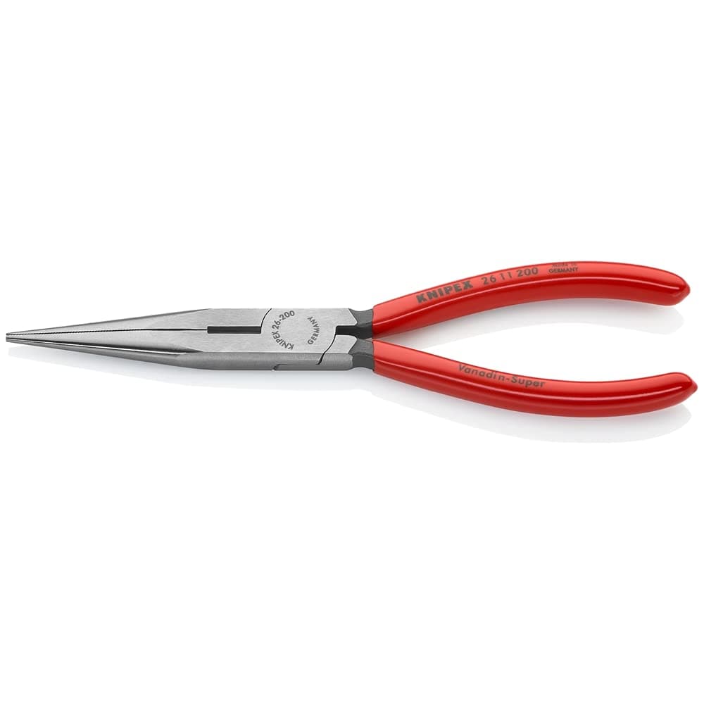 Tools 26 11 200 Long Nose Pliers With Cutter 8-Inch