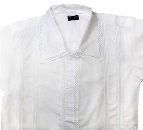 Elegant Traditional Kittel with Lace Design - White Robe for High Holidays 49" Long (Large)