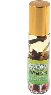 Thailand Green Herb, Traditional Thai Massage Oil Roll On Pain Relief Oil 8ml (Pack Of 1)