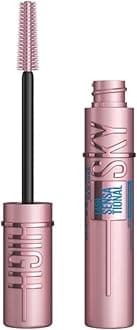 Maybelline Mascara, Lash Sensational Sky High Volumizing & Thickening, Eyelash Lengthening, Flake-Free Formula, Waterproof Mascara, Full Volume Mascara, Colour: Black