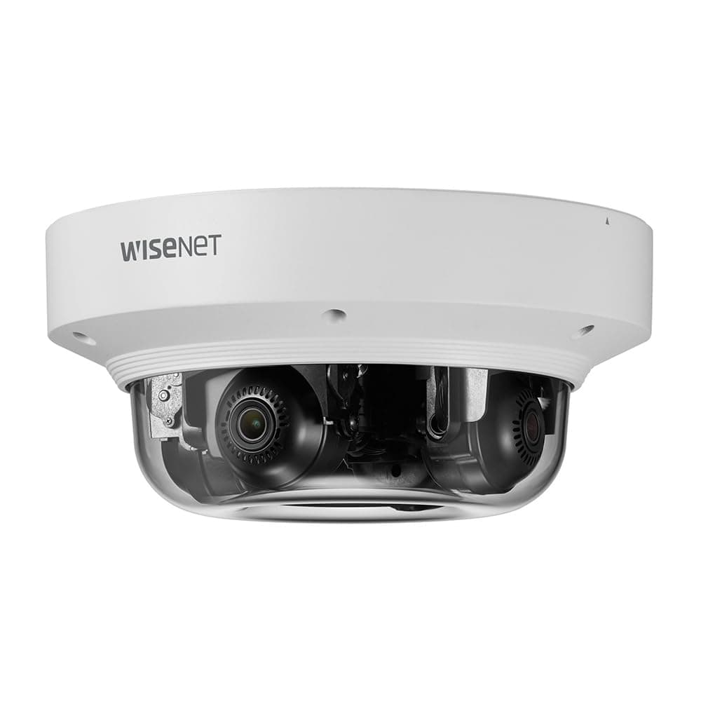 PNM-9084QZ 8MP (2MP x 4) Network Vandal Outdoor Multi-Sensor Multi-Directional Dome Camera, Motorized vari-Focal 3.0~6mm (FOV: 107˚ ~ 56.3˚), RJ45 Connection