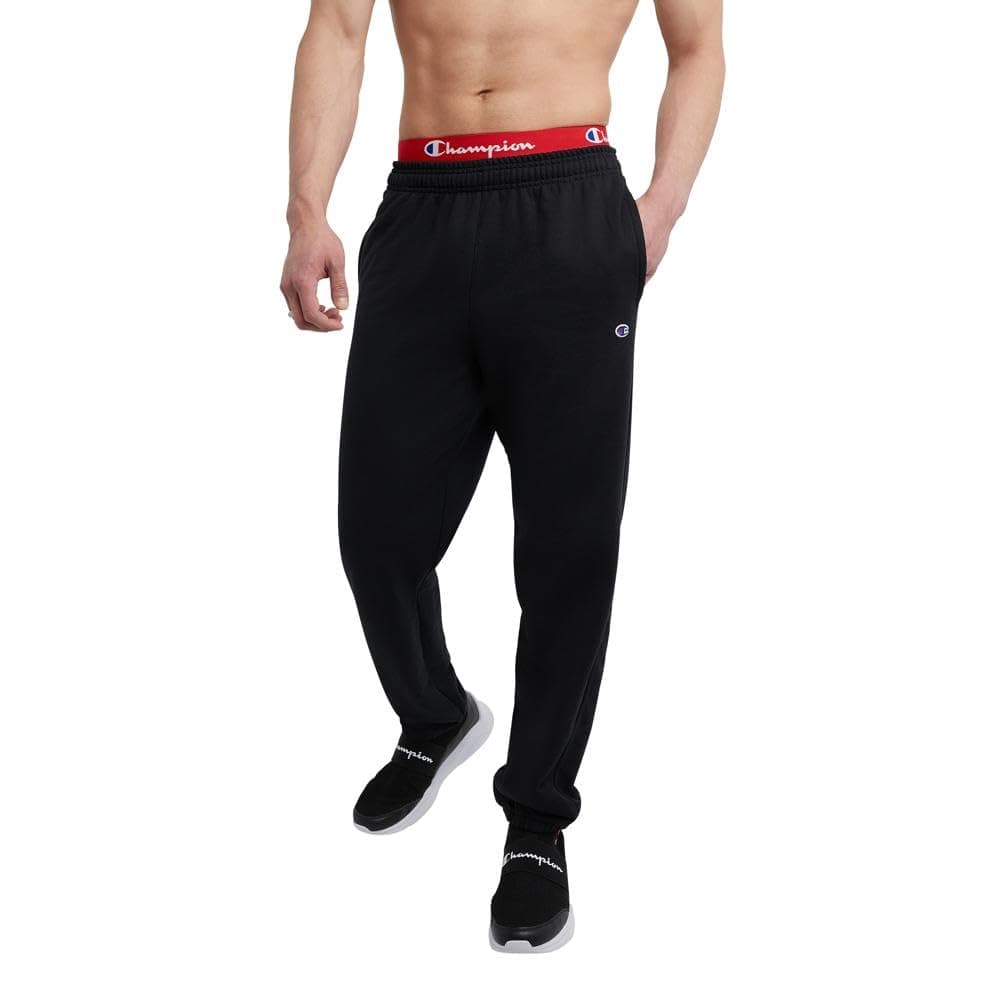ChampionMen's Powerblend Relaxed Bottom Fleece Pants