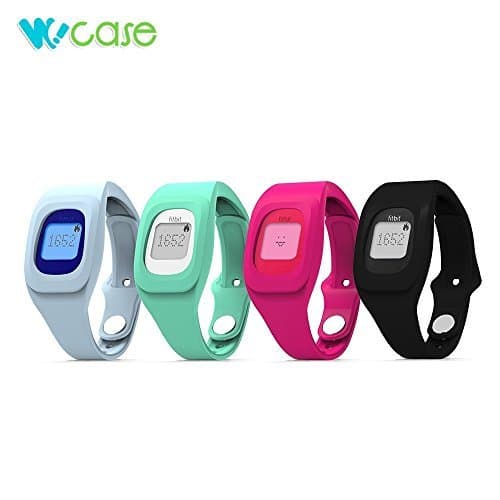 WoCase ZipBand Fitbit ZIP Accessory Wristband Bracelet (Vibrant Pack of 4, fits most wrist, 2016 Upgrade Version, Secured, Lost-Proof)for Fitbit ZIP Activity and Sleep Tracker (Turn Your Fitbit ZIP into Wearable FLEX/FORCE/CHARGE, Gift Ready Retail Package)