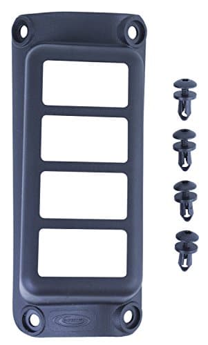 DaystarJeep JK Wrangler A-Pillar Switch Pod that will accommodate 1 to 4 rocker style switches, Black, fits 2007 to 2017 2/4WD, KJ71055BK, Made in America