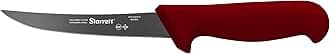 StarrettProfessional Stainless Steel Kitchen Boning Knives 5-inch (125mm), Red