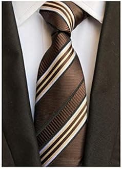 Men's Gingham Check Stripe Ties Pattern Business Formal Designer Neckties 3.15"