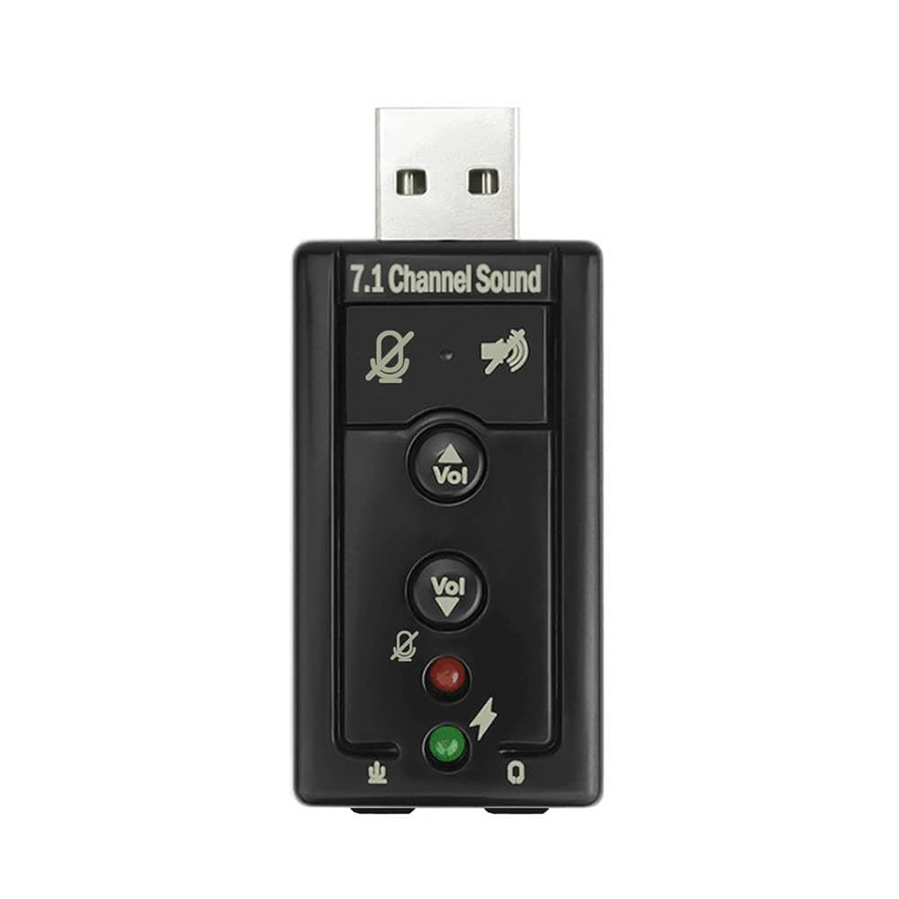 7.1 Channel USB External Sound Card Audio Adapter