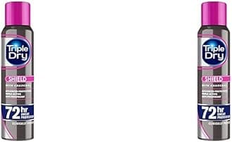 Triple Dry Women | Shield With Charcoal Anti-Perspirant Spray 150ml | 72-Hour Protection Against Excessive Sweating | Fight Odour | Triple Active Formula | Clinically Proven | Female (Pack of 2)