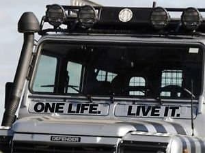 One Life Live It, Defender 110/90 Vent Decal