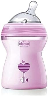 Natural Feeling Chicco Baby Bottle 250ml 2Mesi + Bimba