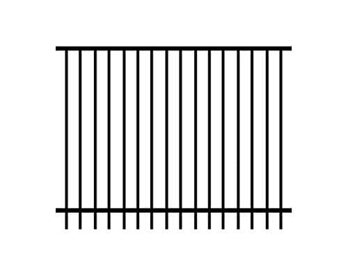XCEL Fence Ornamental Fence Panel Cortina Style