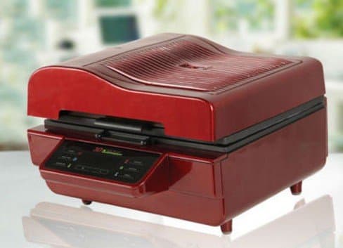 Gowe New Design 3D Multifunctional Sublimation Heat Press Machine for Mug Cup Phone Case 3d Vacuum Heat Transfer Machine 110V or 220V RED COLOR