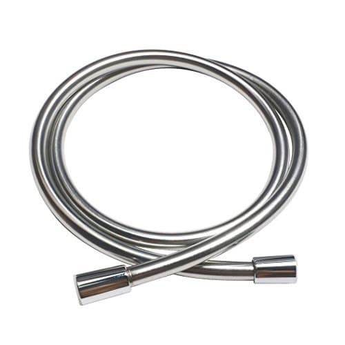 Shower Hose 1.5m/59' 1.75m/69' 2m/79'，Anti-kink, Leak Proof PVC Shower Water Pipe Flexible Handheld Shower Head Hose (Bright Silver 1.75m)