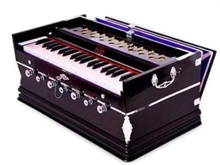 - Musical 7 Stopper, 3 1/4 Octaves, 39 Keys, Double Fold Bellow, Mahogany Color Harmonium HHDB01