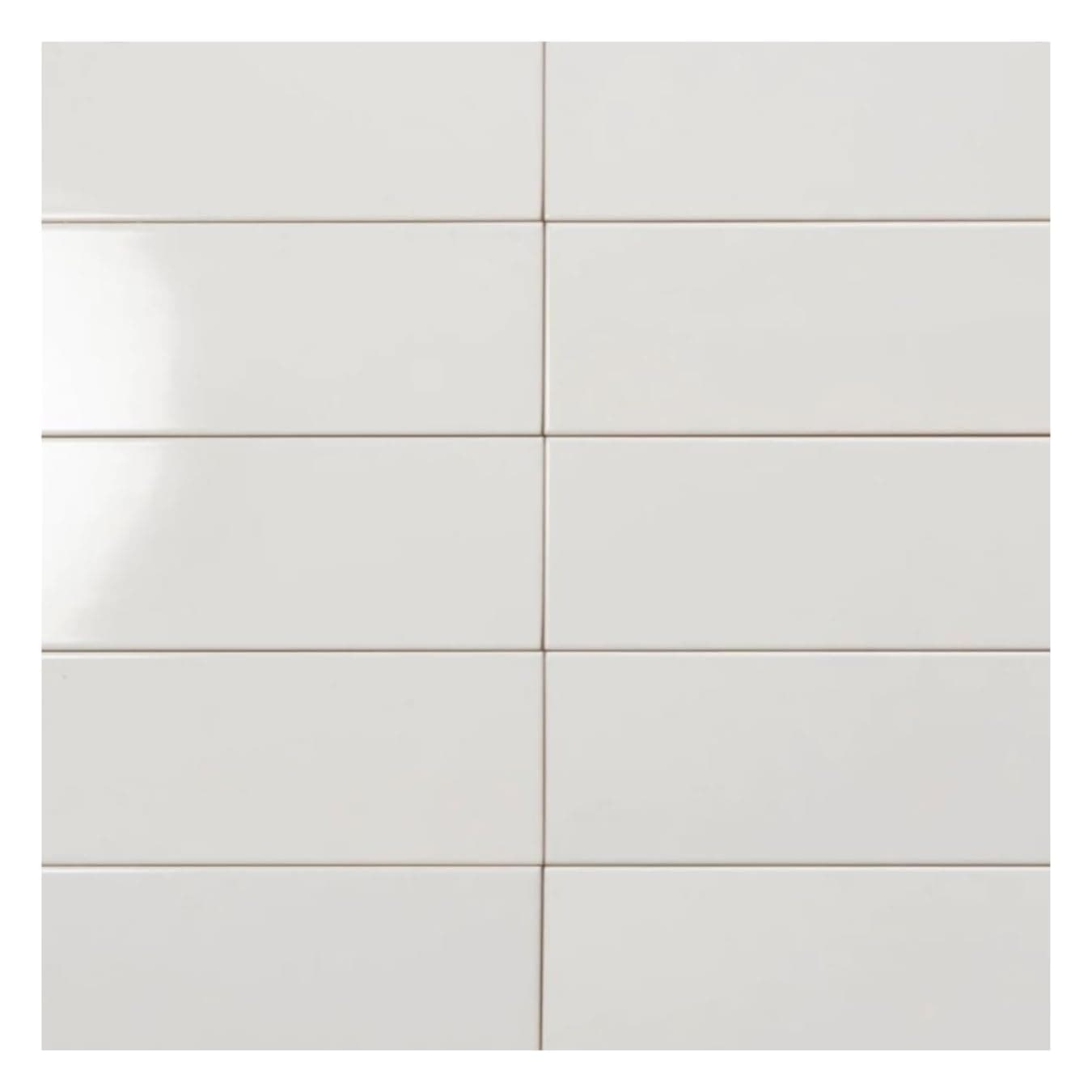 4x12 Glossy White Ceramic Subway Wall Tile – Box Covers 10 Sqft, Ideal for Kitchen Backsplash, Bathroom Shower Walls, Accent Walls, and Fireplace Surrounds