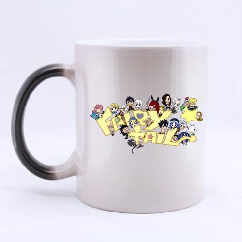 Hot Anime Fairy Tail Custom Design Water Coffee Mug Personalized Mugs Ceramic Morphing Coffee Cups