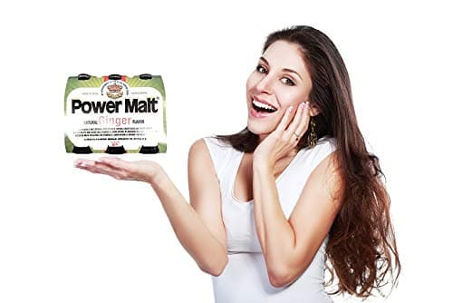Power Malt Natural Ginger Flavor 11.2 Oz (6 Pack)