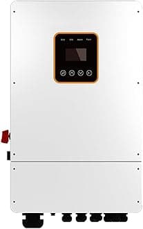 5000W Hybrid Solar Inverter 48V DC to 120V/240V AC, Split Phase Pure Sine Wave Inverter with MPPT Charger Controller, Support Parallel, for LiFePO4/Li/Lead-acid Battery with UL Certification