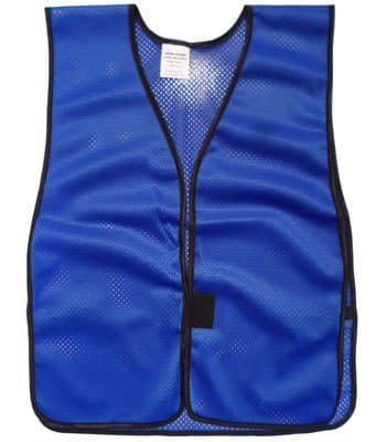 Iron Horse Plain Soft Mesh Safety Vests - Royal Blue