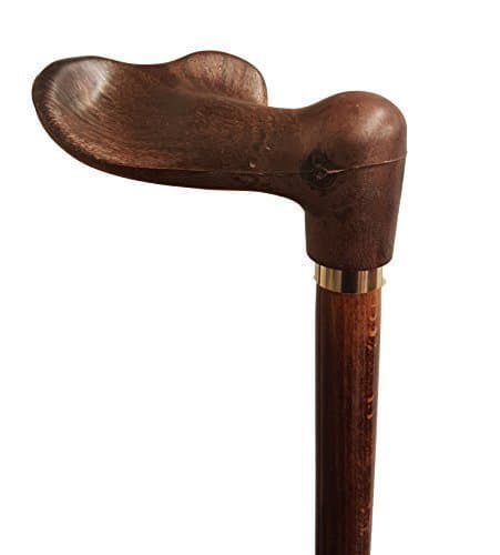 Imitation Wood Right Handed Walking Stick