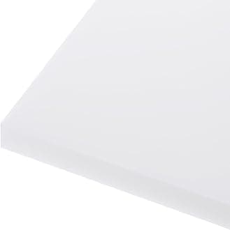 1219 x 152 x 3mm HDPE Plastic Sheet, High Density Polyethylene Sheet Cutting Board White Solid Block, [for Marine, DIY, Home Floor]