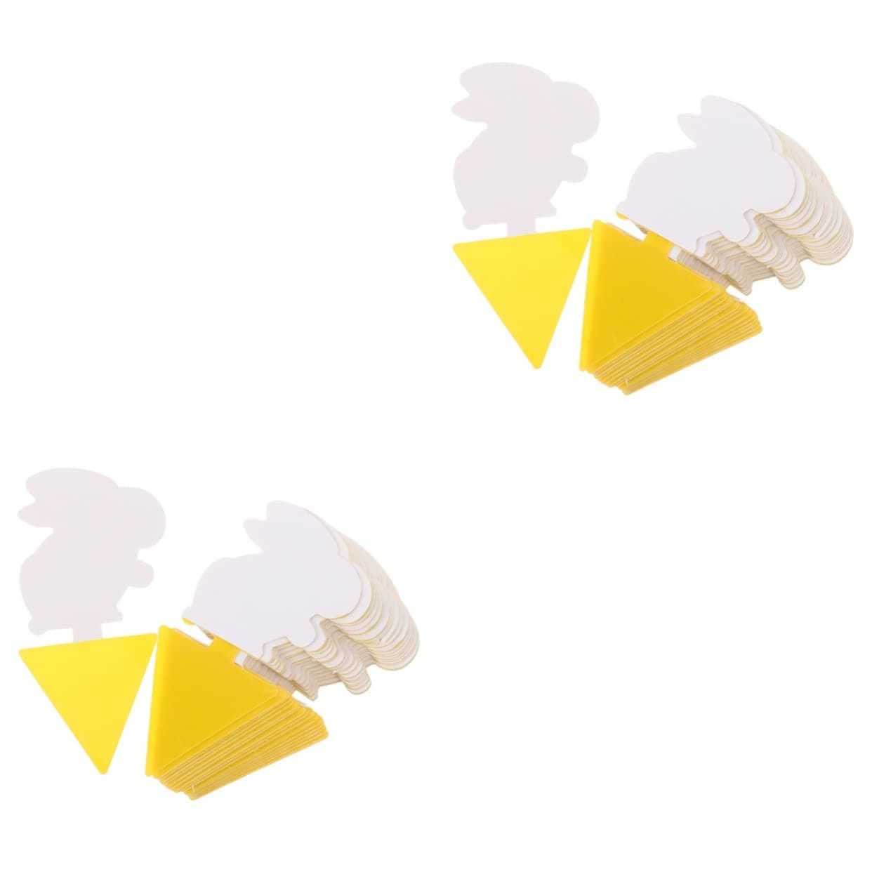 Sticky Fly Insect Trap 200 Pcs Sticker Alien Pp Flower Shape Yellow Universal Fly Traps