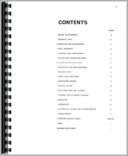 Service Manual Perkins A4.236 Engine Plastic Comb – January 1, 2017