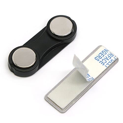 CMS Magnetics Name Badge Magnets Magnetic Name Tag Attachment 100 Sets 2MAG-3