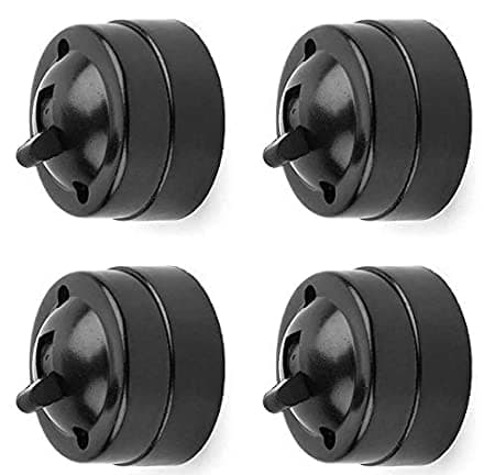 Power Vintage Bakelite Light Switch -2 Way, 6Ampere, 250Volts (Standard Size, Black) With ISI Mark Set Of 4