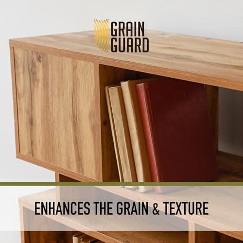 GRAIN GUARD Wood Stain Water Based | Black Ebony | 1L | Interior Furniture Stain | Light & Dark Stains | Eco-Friendly & Non-Toxic Wood Dye | Easy Application | Quick Dry & Low Odour