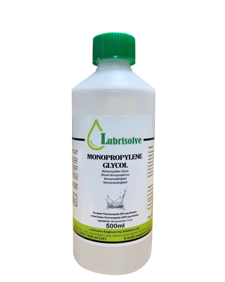 500ml Monopropylene Glycol (PG) USP/EP GRADE min. 99.5% pure (500ml)