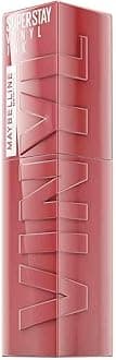 Maybelline New York Lip Colour, Smudge-free, Long Lasting up to 16h, Liquid Lipstick, Shine Finish, SuperStay Vinyl Ink, 10 Lippy (Pack of 6)
