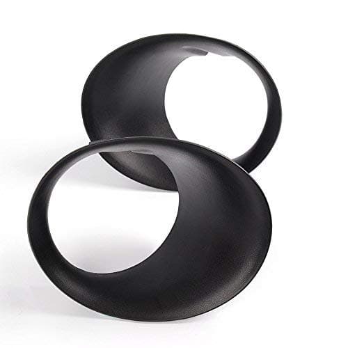 G-PLUS Fog Light Bezel Compatible with Dodge Ram 1500 2002-2008/ Dodge Ram 2500 3500 2003-2009 Left&Right Fog Lamp Accessories, Faros Antiniebla 55077238AB, 55077238AD