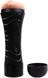 new handle massager | stress relief for man | power by 3AA battery low fast mode | cup massager | BLACK |