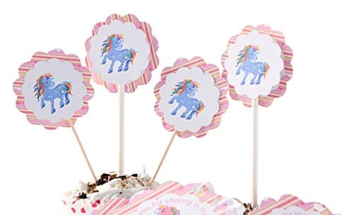 Birthday Unicorn Cake Toppers