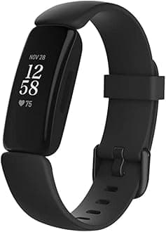 Fitbit Inspire 2 Health & Fitness Tracker with 1-Year Fitbit Premium Included, 24/7 Heart Rate & up to 10 Days Battery, Black
