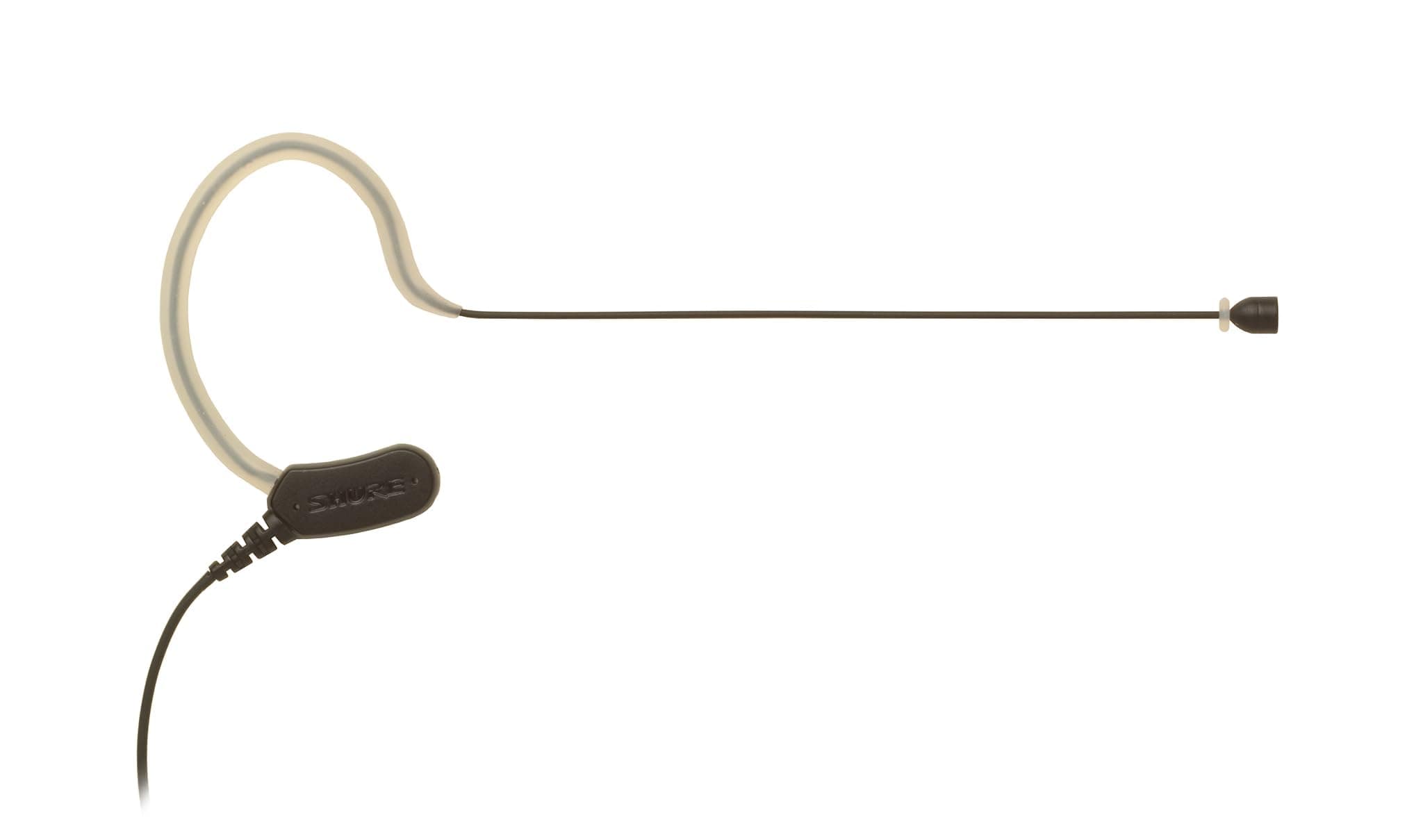 MX153B/O-TQG Omnidirectional Earset Headworn Microphone, Black