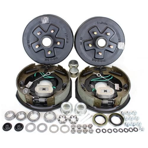 Southwest Wheel 3,500 lbs. Trailer Axle Self Adjusting Electric Brake Kit 5-4.5" Bolt Circle