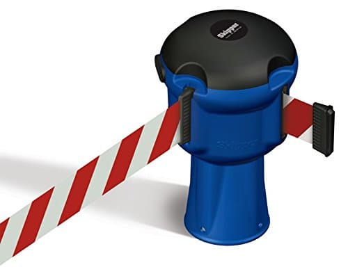 retractable barrier skipper red / wht-blue - barrier systems - car park barriers